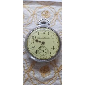 1908-1909 Hampden Watch Co. Size 16s 17 Jewel - Works Great! Estate Find